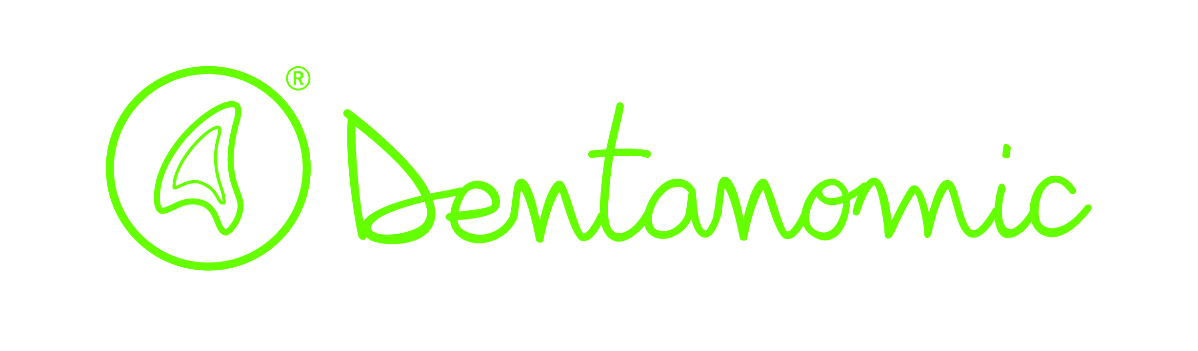 Dentanomic Logo Green on White Dentanomic Logo Green on White